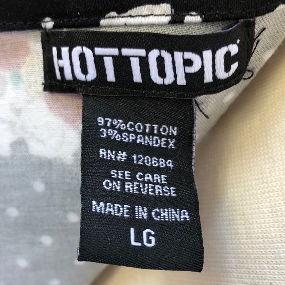 Hot Topic Polka Dot & Skulls Pin-Up Dress - Picture 8 of 8